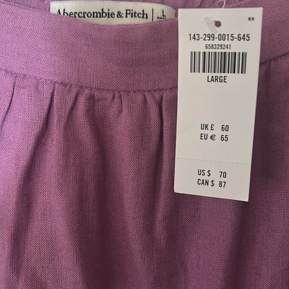 Abercrombie & Fitch lavender skirt and top large - Picture 6 of 13